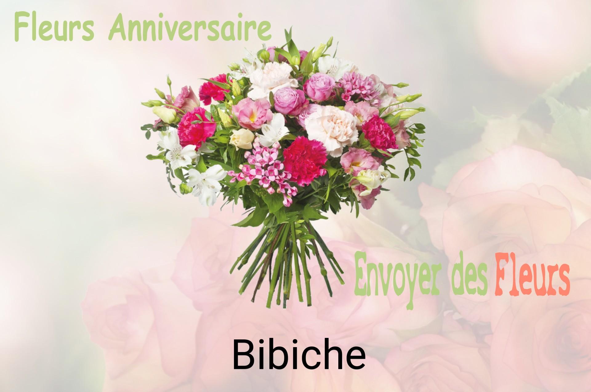 Bouquet de fleurs d’anniversaire livré à Bibiche
